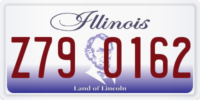 IL license plate Z790162