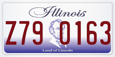 IL license plate Z790163