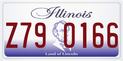 IL license plate Z790166