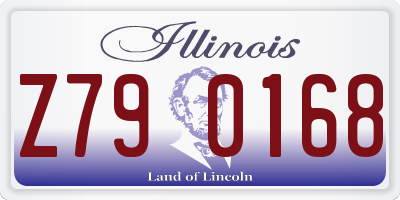 IL license plate Z790168