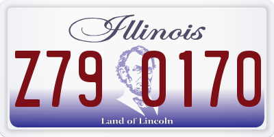 IL license plate Z790170