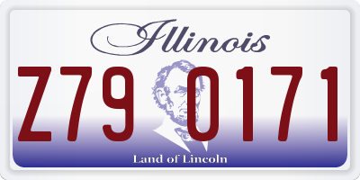 IL license plate Z790171