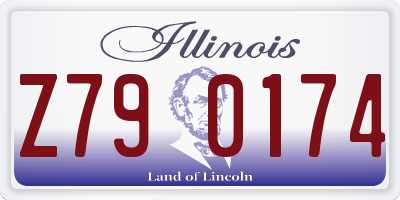 IL license plate Z790174
