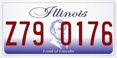 IL license plate Z790176