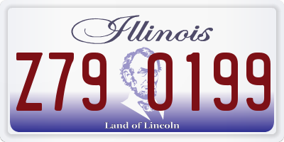 IL license plate Z790199