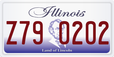 IL license plate Z790202
