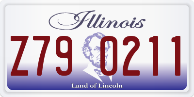 IL license plate Z790211