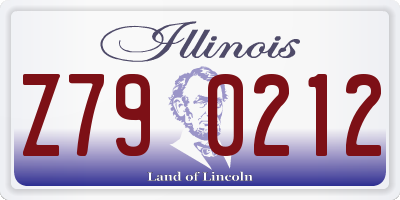 IL license plate Z790212