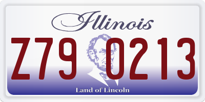 IL license plate Z790213