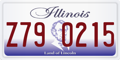IL license plate Z790215