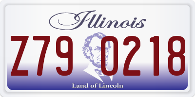 IL license plate Z790218