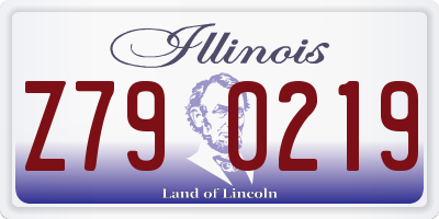 IL license plate Z790219