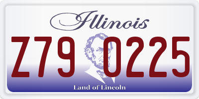 IL license plate Z790225