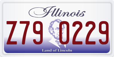 IL license plate Z790229