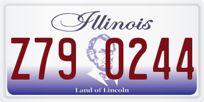 IL license plate Z790244