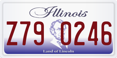 IL license plate Z790246
