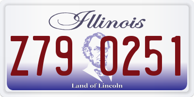 IL license plate Z790251