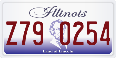 IL license plate Z790254