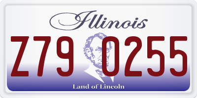 IL license plate Z790255