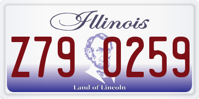 IL license plate Z790259