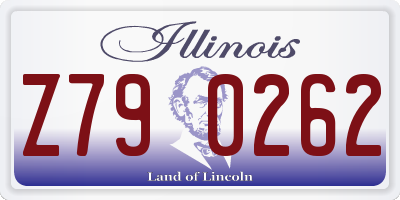 IL license plate Z790262