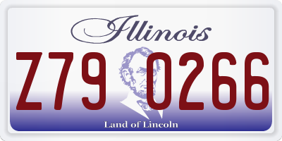 IL license plate Z790266
