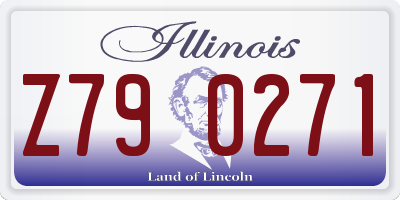 IL license plate Z790271
