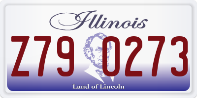 IL license plate Z790273