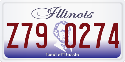 IL license plate Z790274