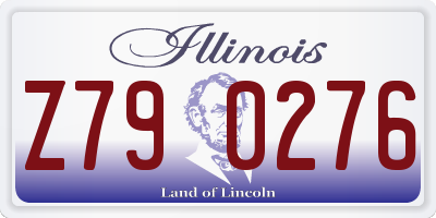 IL license plate Z790276