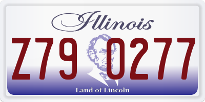 IL license plate Z790277