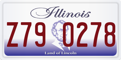 IL license plate Z790278