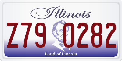 IL license plate Z790282