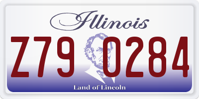 IL license plate Z790284