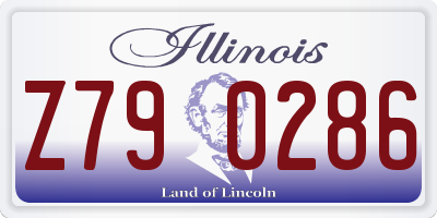 IL license plate Z790286