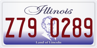IL license plate Z790289