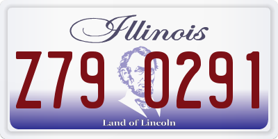 IL license plate Z790291