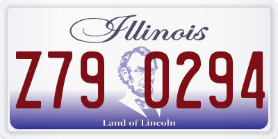 IL license plate Z790294