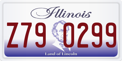 IL license plate Z790299