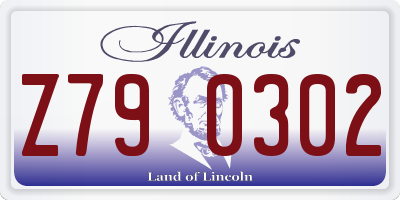 IL license plate Z790302
