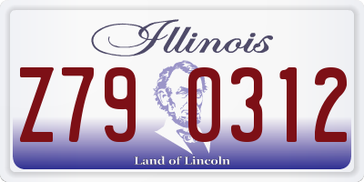 IL license plate Z790312