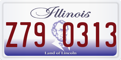 IL license plate Z790313