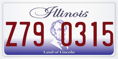 IL license plate Z790315