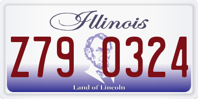 IL license plate Z790324