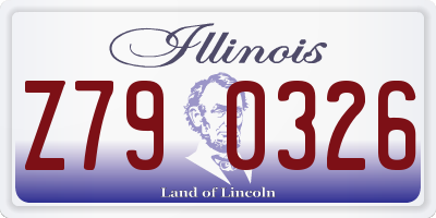 IL license plate Z790326