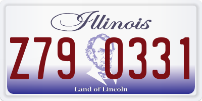 IL license plate Z790331