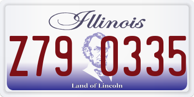 IL license plate Z790335