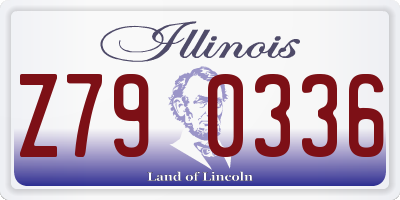 IL license plate Z790336