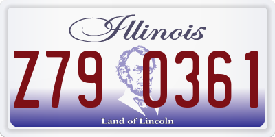IL license plate Z790361