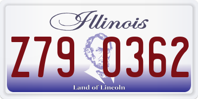 IL license plate Z790362